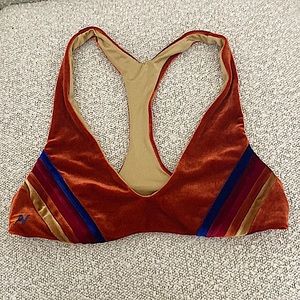 Aviator Nation Reversible Racerback Swim Top